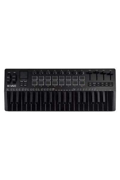 M-VAVE SMK-37 PRO 37 Tuşlu Kablosuz MIDI Klavye (Siyah)