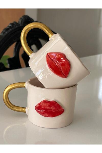 dilaraozgenceramic Dudaklı Seramik Fincan