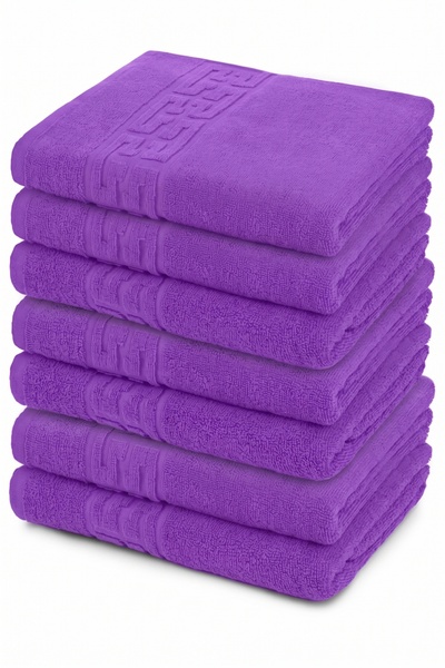Truva Home Set 6 Prosoape Baie Hoteliere Greek | 30x50 cm | Bumbac 100% | Den...