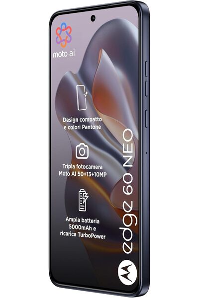 Motorola Edge 60 Neo Dual-SIM 256GB ROM + 8GB RAM 5G Smartphone (Pantone Grisaille) - International Version