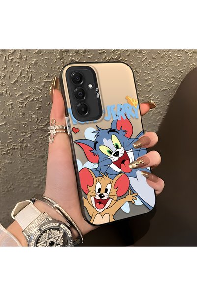 CHICASELUX Samsung Galaxy A16 4G/5G Compatible Cute Cartoon Cat and Mouse Cas...