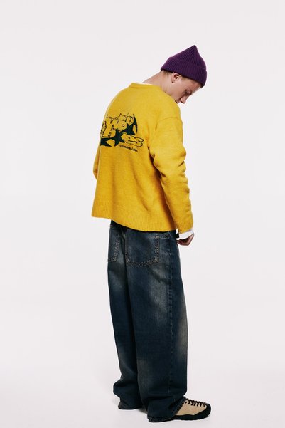 Pull & Bear Nakışlı STWD kazak