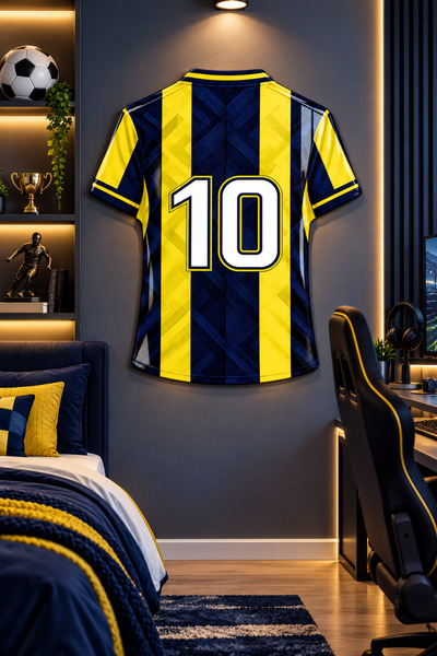 Decorita Forma Şekilli Cam Tablo | Taraftar Tablosu | Patentli Ürün