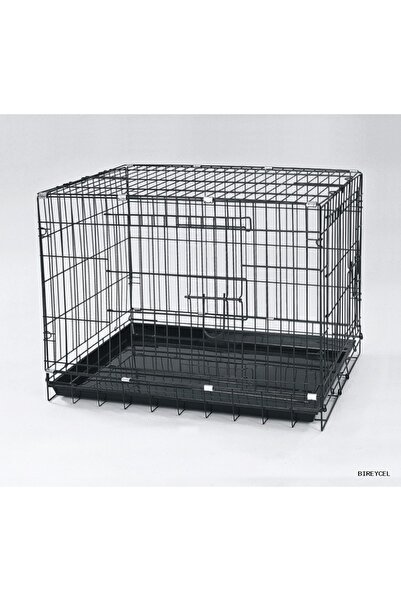 Dayang STBRYCEL Köpek Kafesi (123518) Siyah 78x48x55