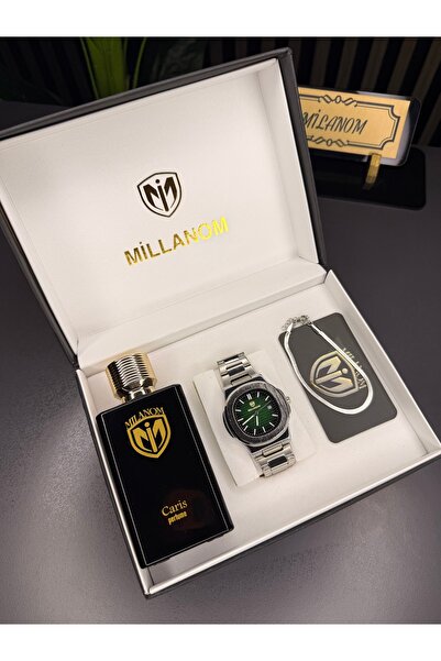 Milanom ERKEK KOL SAATİ - PARFÜM SET