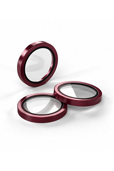 ettero Protectie camere iPhone 18 Pro/ iPhone 18 Pro Max Burgundy