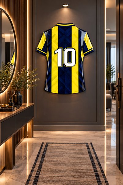 Decorita Forma Şekilli Cam Tablo | Taraftar Tablosu | Patentli Ürün