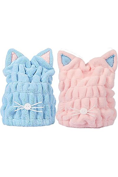 Arabest Ultra Absorbent Microfiber Hair Towels,2 Pieces,Quick Drying Head Wra...