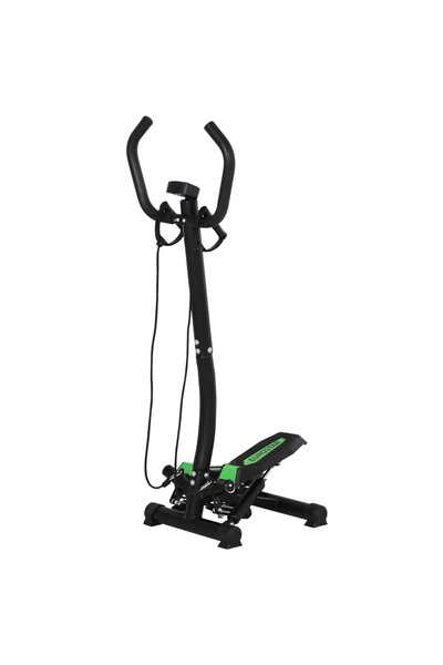 Generic Brand Aparat de fitness tip stepper cu bară de susținere, benzi de re...