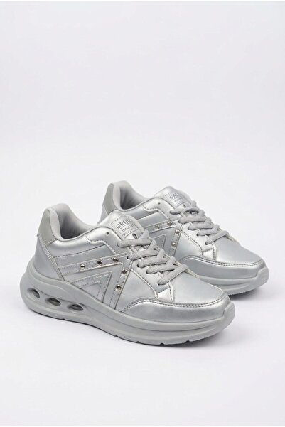 AZE STEP Grijak Gray Lightweight Daily Walking and Running Sports Shoes for W...