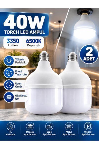 Genel Markalar 40Watt Torch Led Ampul 3350Lm 6500K