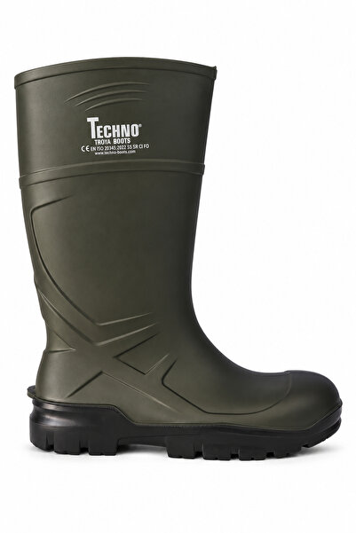 TECHNO BOOTS S4 Uzun 37 Cm %100 Su Geçirmez Çelik Burun Korumalı Ortopedik Ta...
