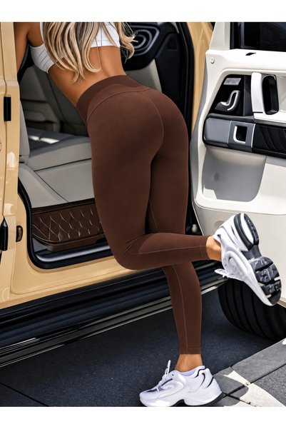CARABO MODA Women's High-Waist Shaping Leggings