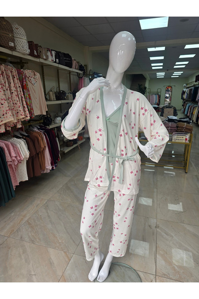 thermal 3 lü Pijama takımı ( Sabahlık )