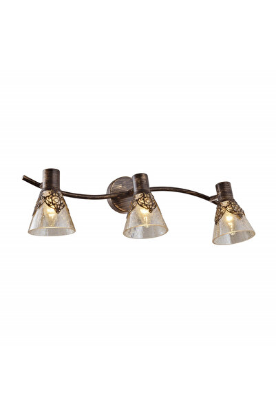 Klausen Aplică de perete Tesoro KL6459, 3xE14, maro+crem, IP20