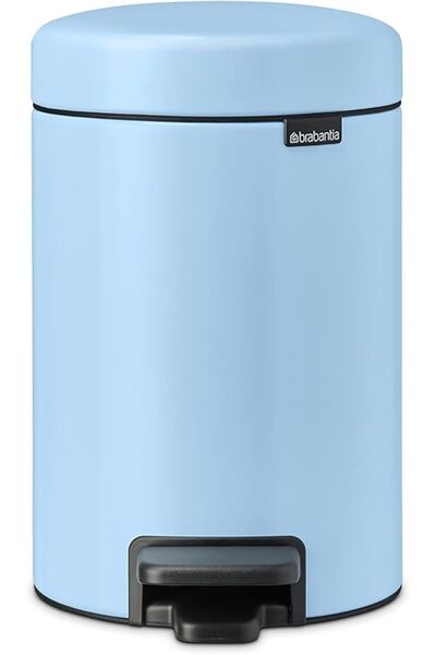 Brabantia سلة نفايات بدواسة من نيو آيكون سعة 20 لتر - سلة متوسطة الحجم للمطبخ...