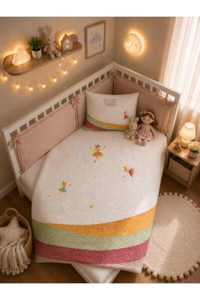Kanz Sweet Nest Baskılı Müslin Set - Brezzy