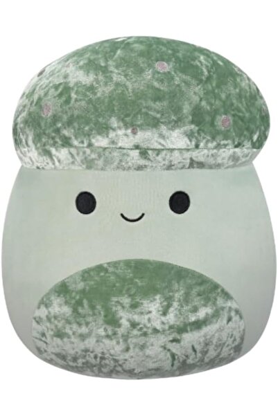 Squishmallows 12 inch Medium Plush Light Green Velvet Mushroom with Green Bel...