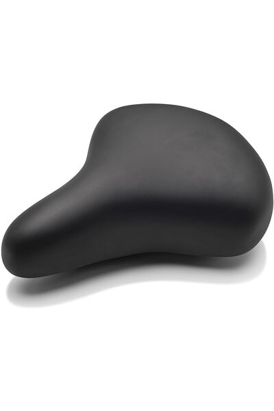 FUKUKAWA Comfort Bike Seat – Wide Padded Bicycle Saddle with Dual Spring Susp...