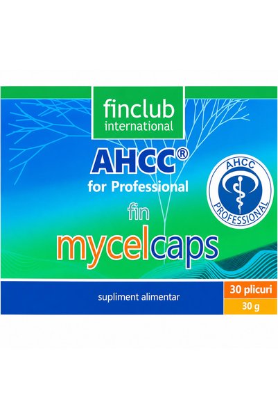 Finclub AHCC Mycelcaps (30 plicuri a câte 1 g)