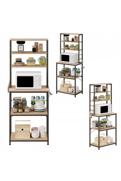 Muvu Raft multifuncțional Sonoma Loft Maro Deschis pentru Dulap de Bucătărie,...