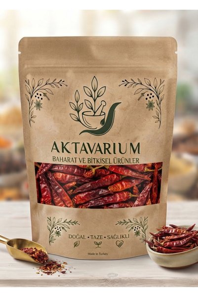Aktavarium Kurutulmuş Atom Biberi 50 gr - Doğal Güneşte Kurutulmuş Zehir Acı ...