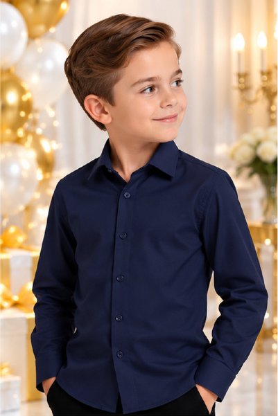 Delfini kids Boy's Long Sleeve Shirt