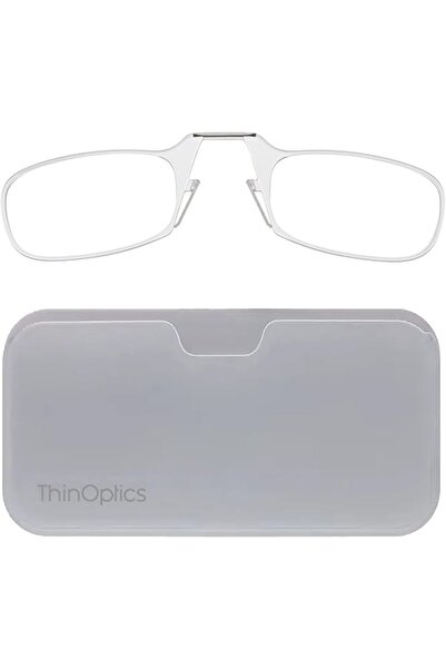 GENERAL ThinOptics Universal Pod Rectangular Reading Glasses, Blue Frames/Bla...