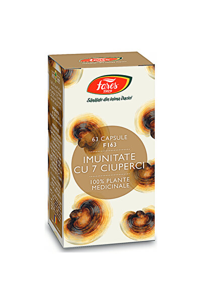 Fares Imunitate cu 7 ciuperci 63 capsule