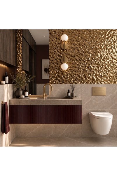Adawall METALLICA Gold | Kendinden Yapışkanlı Metalik Duvar ve Yüzey Kaplama