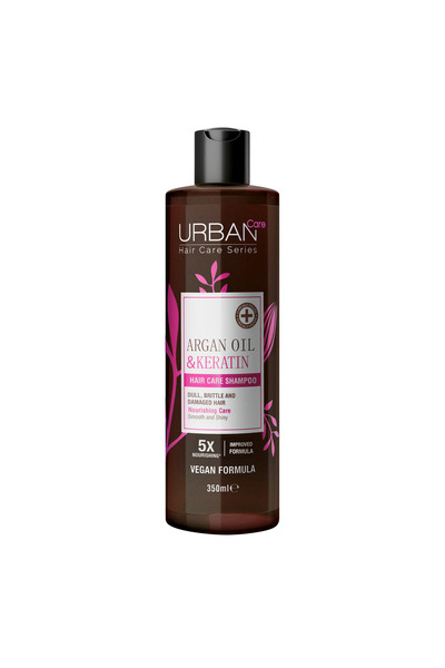 N-A Șampon Urban Care cu Ulei de Argan și Keratină 350ML