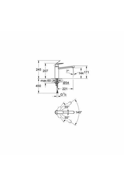 Vivis MIXER DE BUCĂTĂRIE EUROSMART COSMOPOLITAN
