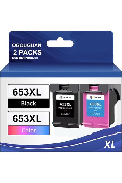 GENERAL خراطيش حبر 653XL معاد تصنيعها لطابعات HP 653 653XL متوافقة مع طابعات ...