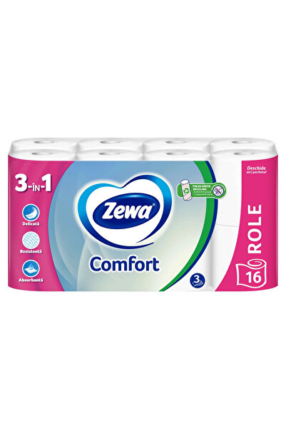 N-A Zewa comfort hartie igienica, 16 role, 3 straturi