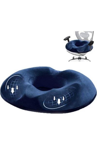 GENERAL Donut Seat Cushion Donut Pillow Ergonomic Car Seat Pad Non-Slip Memor...