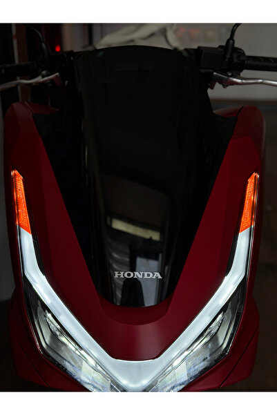Banxtre Honda PCX Deluxe Sinyal Kısımlarına Renkli Far Filmi Sticker (Sağ ve ...