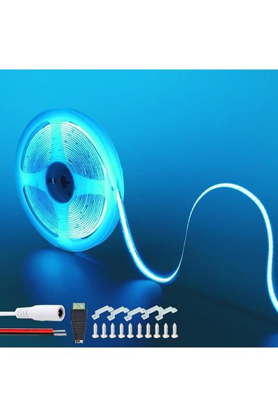 GENERAL شريط إضاءة LED COB بطول 16.4 قدم/5 متر (بدون مصدر طاقة)، أبيض دافئ 30...