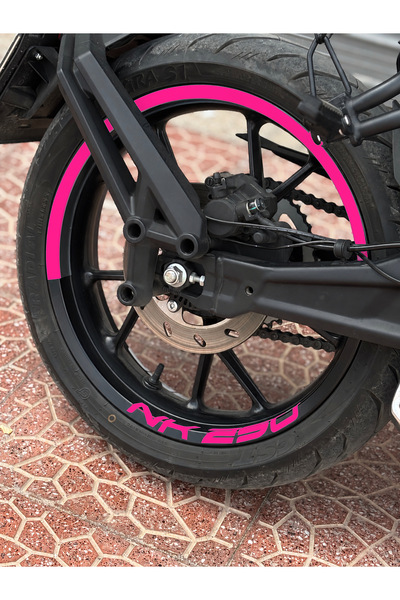 Banxtre CFMOTO NK250 için Yarım Jant+ NK250 Yazıları Jant Şeridi Sticker Seti...
