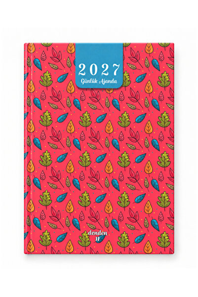 denden 2027 DNEVNIK LISTOVI NARANČASTI 17x24