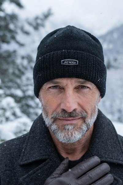 Ritagarcia Men's Siberian Beanie Double Layer Thick Winter Snow Beanie