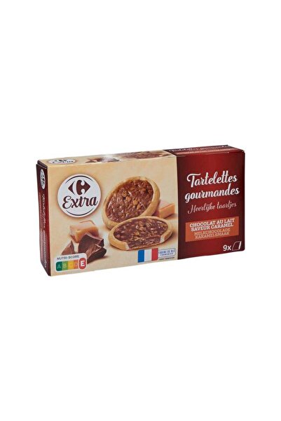 Crf Extra Biscuiti Tartina Caramel Carrefour Extra, 125G