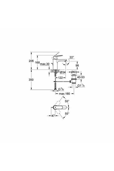 Vivis Baterie de baie Eurosmart Cosmopolitan M-Size