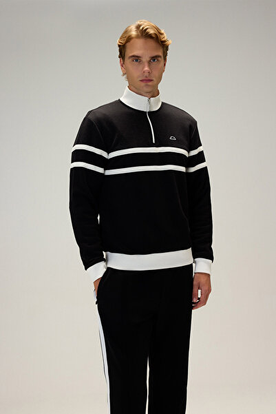 Ellesse Half Zipper Men's Sweatshirt 5Wm1619-Bk