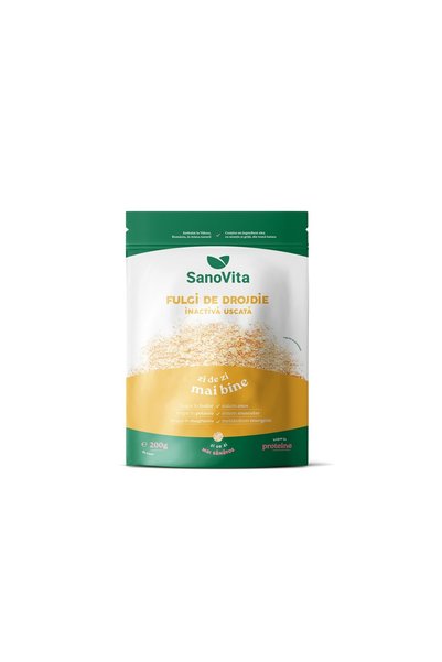 N-A Fulgi de drojdie uscata inactiva, 200 g, Sanovita