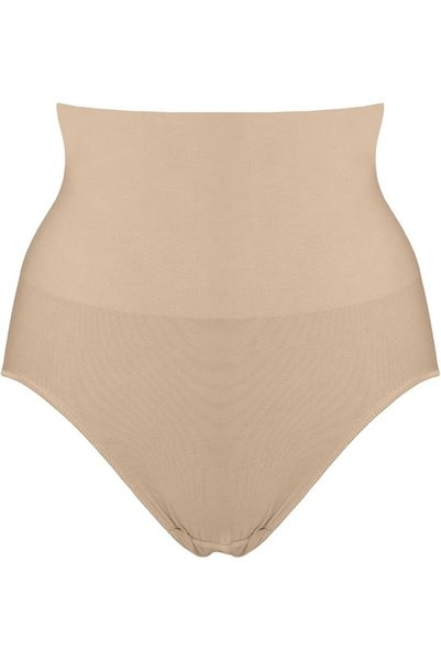 Maidenform سروال داخلي نسائي من الدانتيل لتشكيل الجسم وتثبيت البطن مع راحة مر...