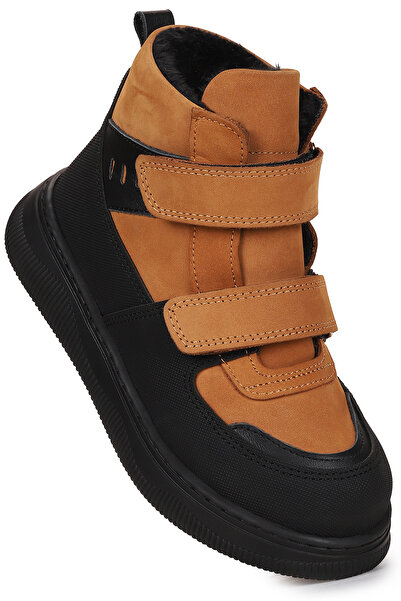 Kiko Kids Παπούτσια για αγόρια Pol 100% δερμάτινα Nubuck Velcro