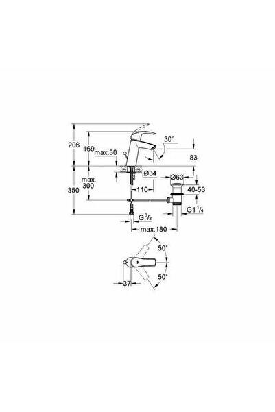 Vivis EUROSMART M-SIZE baterie de lavoar