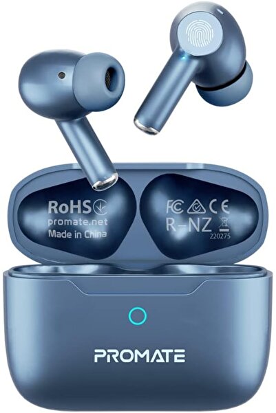 Promate Bluetooth Earbuds, Wireless Active Noise Cancelling Headphones with I...