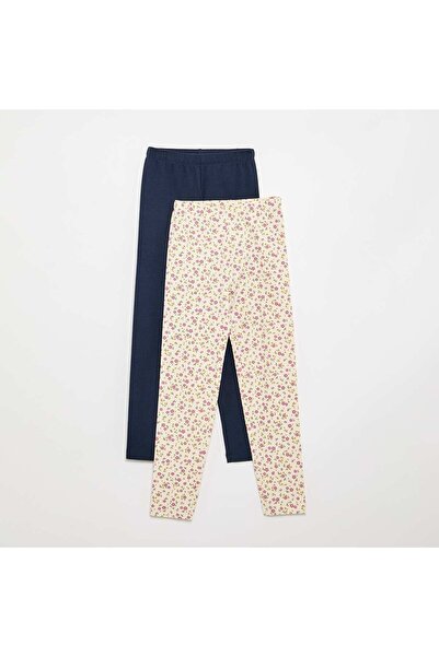 KIABI Pack Of 2 Long Leggings White