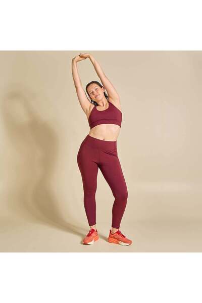 KIABI Sports Leggings With Pockets Red